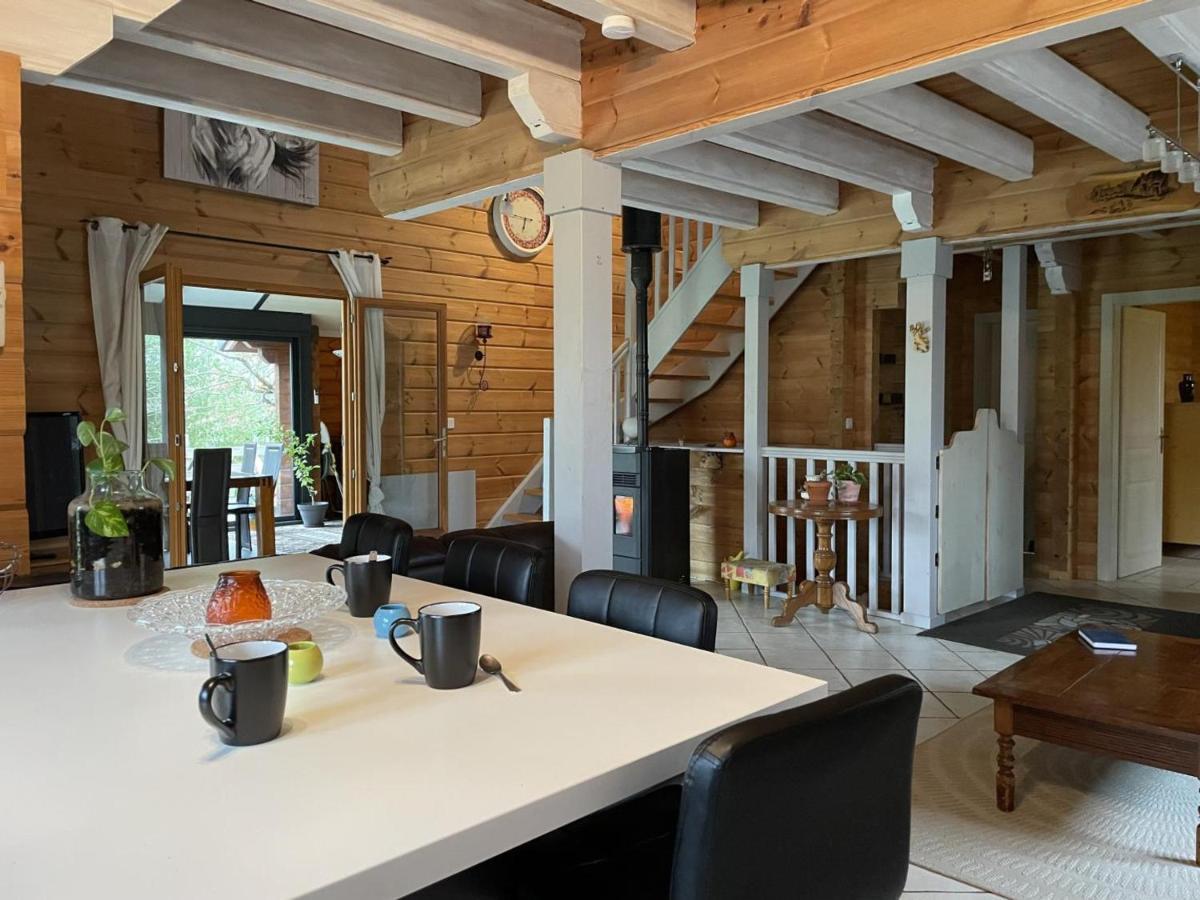 Chalet De Charme Avec Sauna Et Piscine Couverte, Proche De Vichy, Tout Confort, Animaux Acceptes - Fr-1-489-370 Villa Saint-Rémy-en-Rollat Kültér fotó